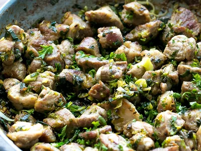 One-Pan Pork and Leek Skillet with Red Pepper Flakes