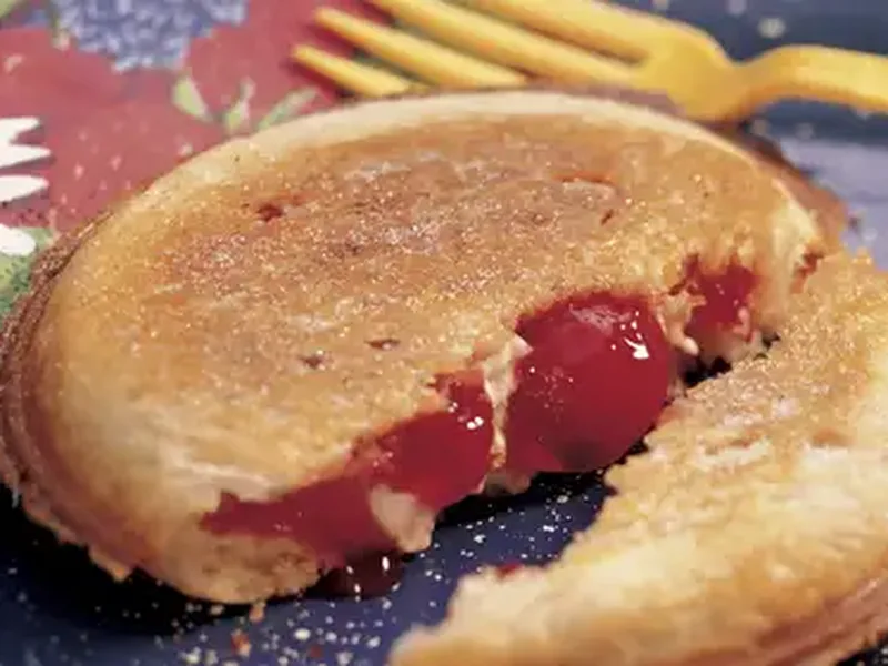 Grilled Cherry Cream Cheese Sandwiches