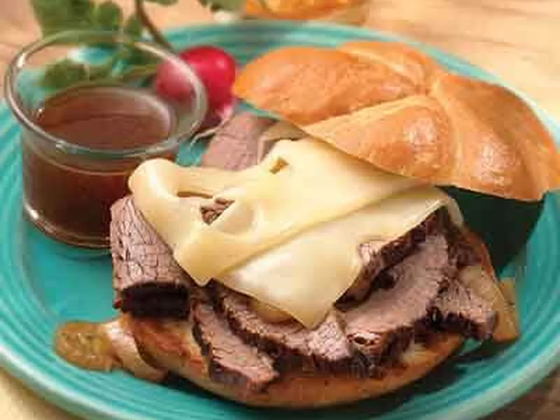 Slow-Roasted Beef Brisket French Onion Sandwiches
