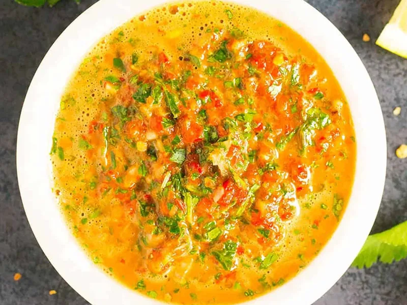 Red Chimichurri Sauce: Fresh Herb Condiment