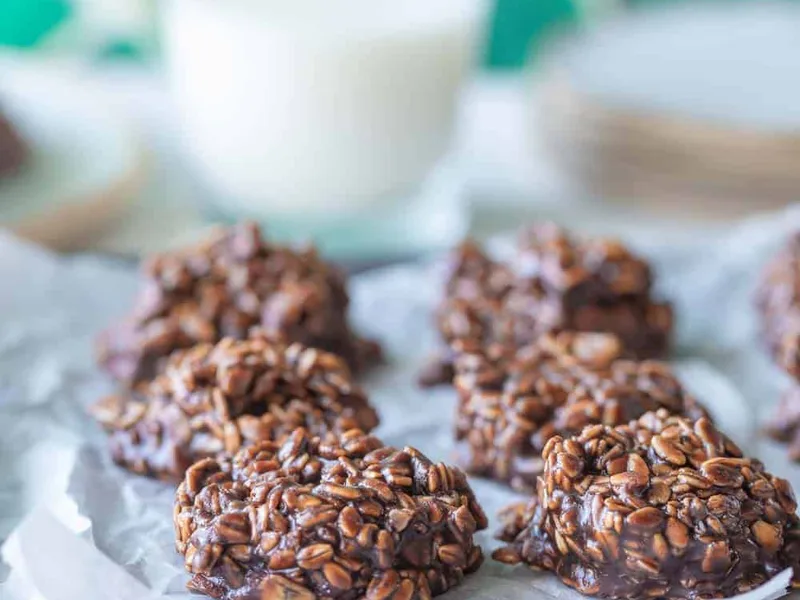 No Bake Chocolate Oat Cookies Without Peanut Butter