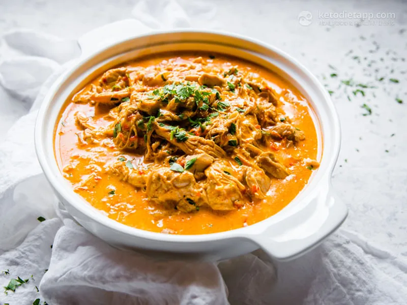 Hungarian Chicken Paprikash Stew with Creamy Paprika Sauce