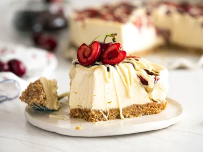 No-Bake White Chocolate Cheesecake