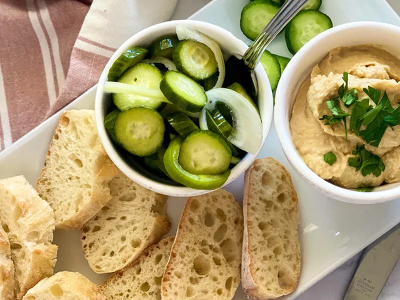 Easy Spicy Freezer Pickles with Jalapeño