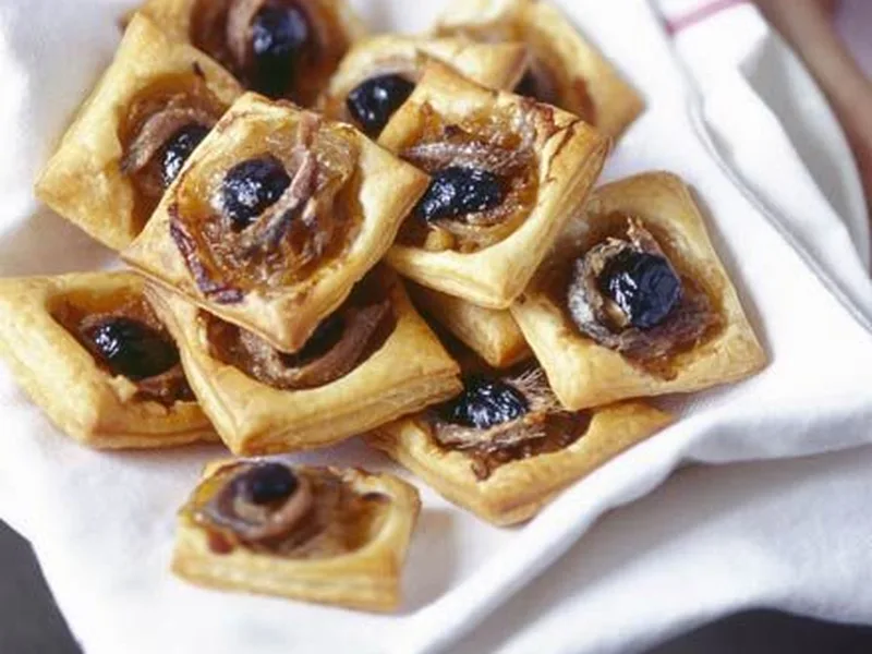 Mini Pissaladières with Caramelized Onions and Anchovies