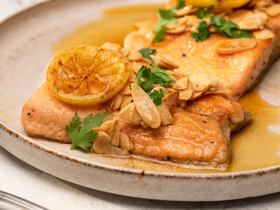 Pan-Seared Trout Amandine with Toasted Almonds