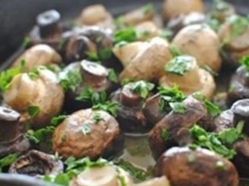Tapas-Style Sauteed Mushrooms with Marsala Wine and Herbs