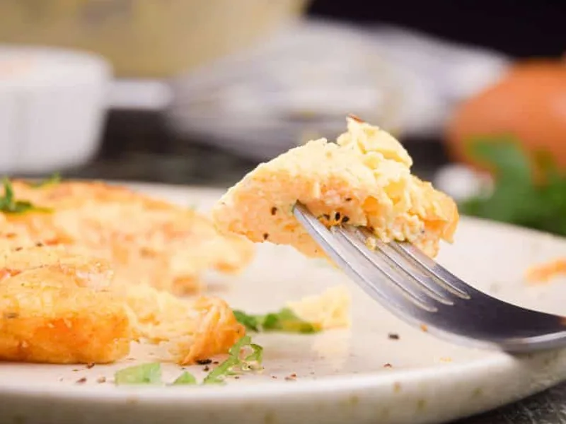 Keto Crustless Three Cheese Quiche