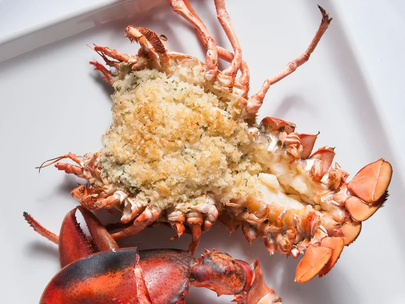 Ben Pollinger's Crab-Stuffed Roasted Lobster