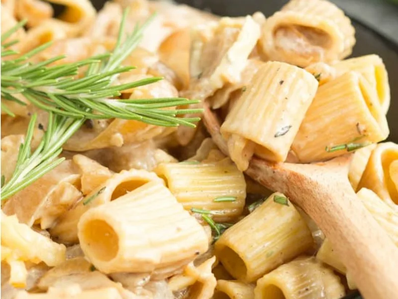 Caramelized Vidalia Onion Pasta Casserole with Gruyere