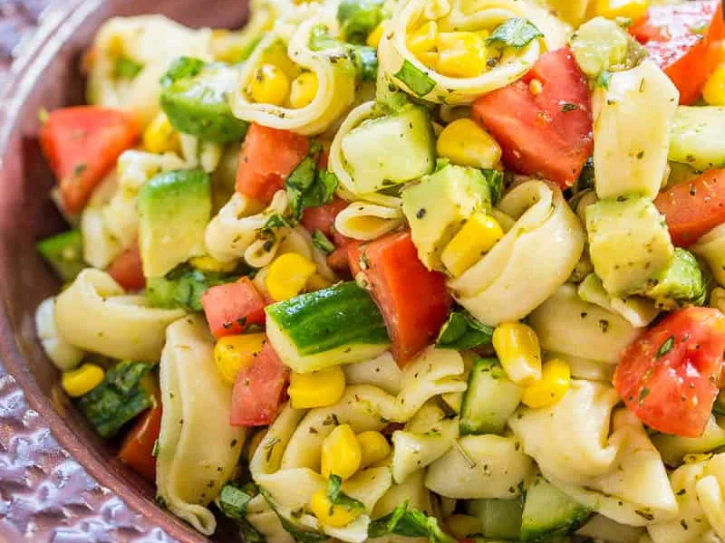 Garden Fresh Tortellini Pasta Salad