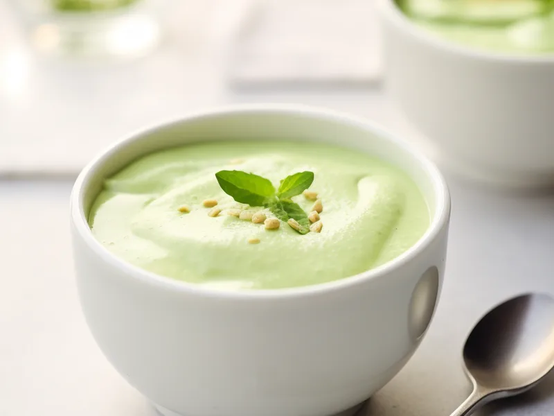 Keto Matcha Green Tea Panna Cotta with Coconut Milk
