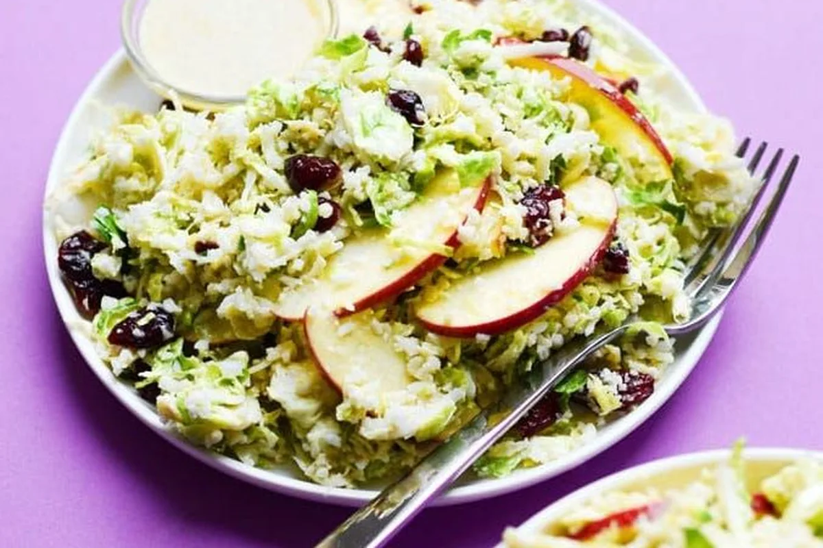 15-Minute Shaved Brussels Sprouts Salad | EasyCook