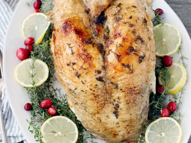 Instant Pot Turkey Breast with Lemon and Thyme - Juicy Pressure Cooker Recipe
