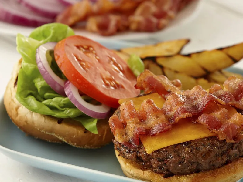 Classic Lawry's Seasoned Burger with Grilled Rolls