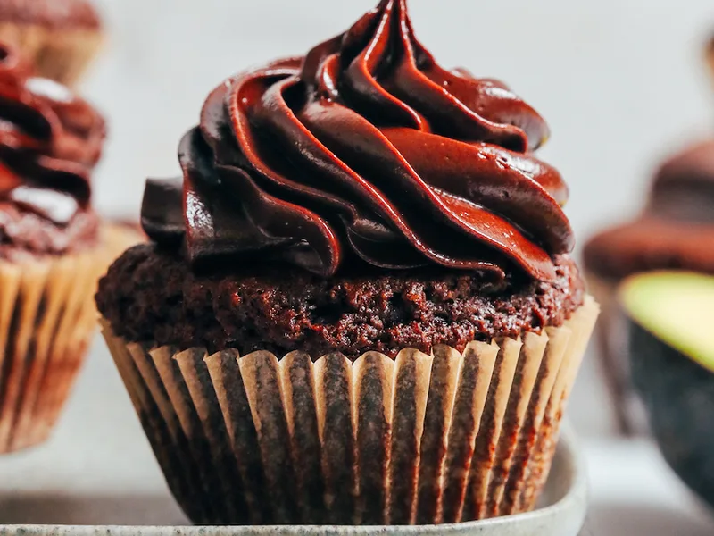 Chocolate Avocado Frosting with Maple Syrup and Cocoa