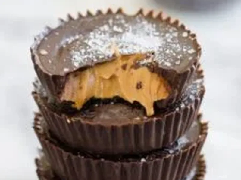 Dark Chocolate Peanut Butter Cups with Coconut Oil