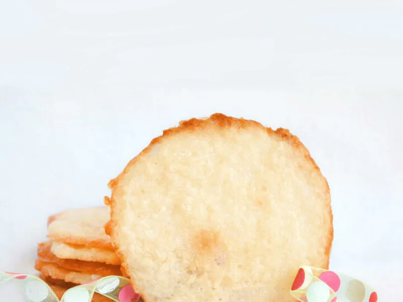 Lacy Coconut Crisps: Thin, Golden Cookie Bites