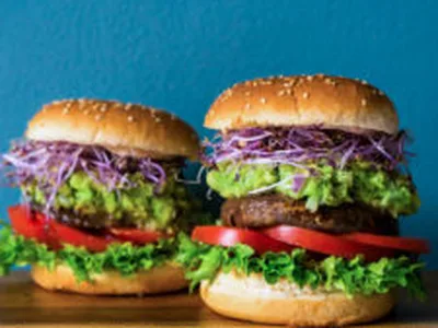 Grilled Portobello Burger with Avocado