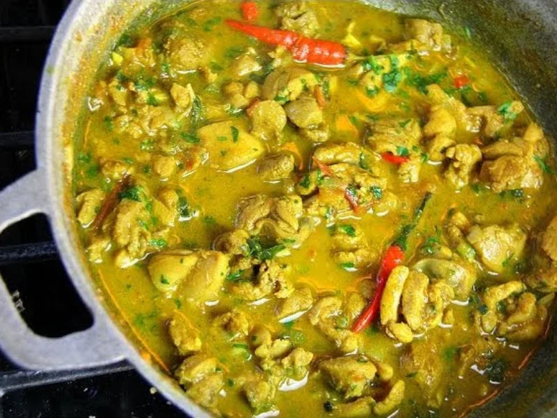 30-Minute Caribbean Chicken Curry with Bird's Eye Chili