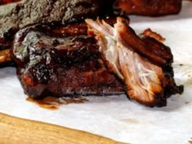 Pressure Cooker St. Louis Ribs with Whiskey BBQ Sauce