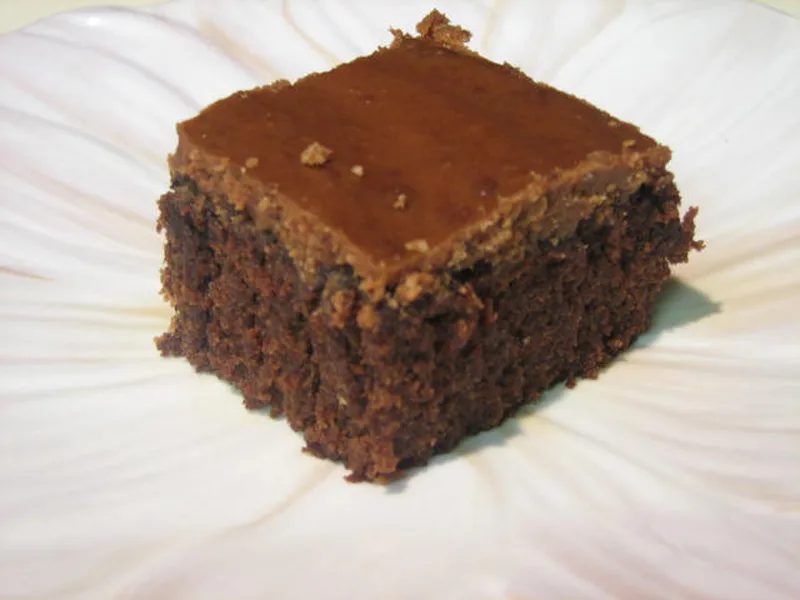 Chocolate Syrup Brownies with Fudgy Frosting