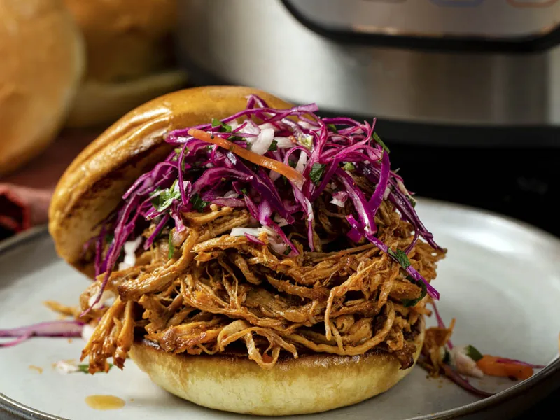 Instant Pot Pulled Pork with BBQ Sauce