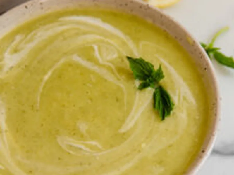 Instant Pot Basil Zucchini Summer Soup Paleo AIP Whole30