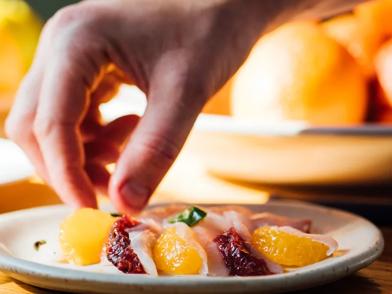 Louisiana Citrus Gulf Fish Crudo