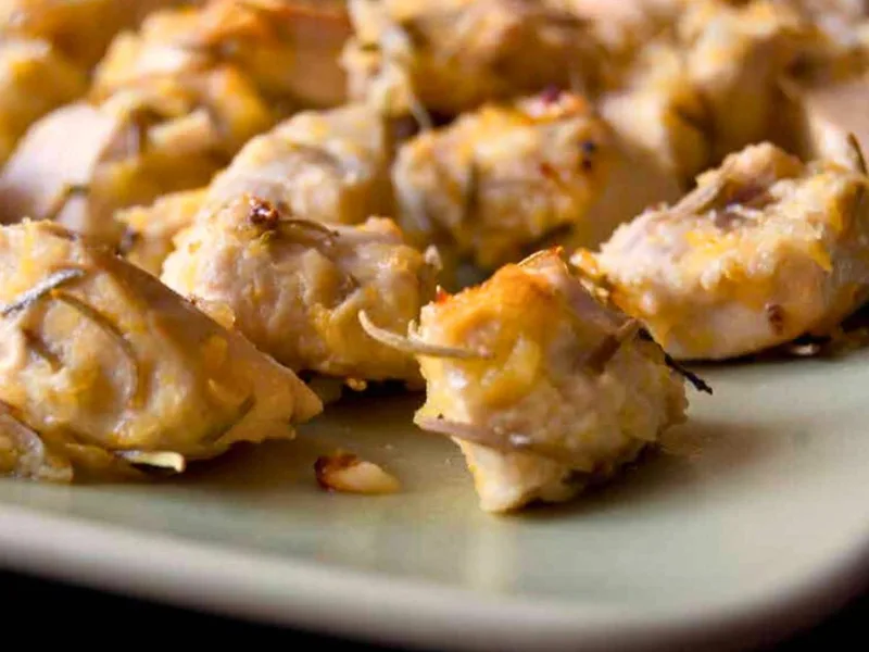 Garlic Rosemary Chicken Bites - Tender Oven-Roasted Chunks