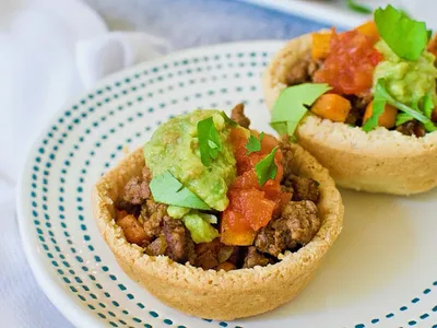 Paleo Mini Taco Pies in Muffin Tins with Almond Flour Crust