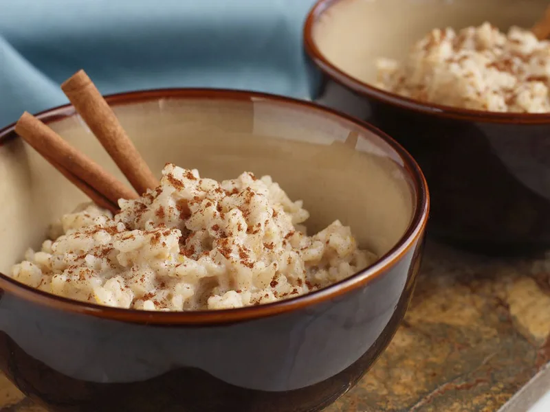 Creamy Roasted Cinnamon Rice Pudding