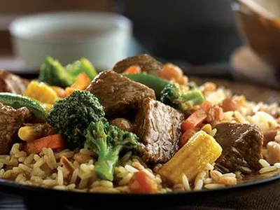 Asian Braised Beef with Coconut and Raisins