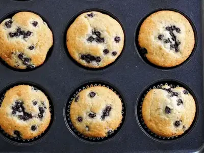 Easy Betty Crocker Blueberry Almond Muffins