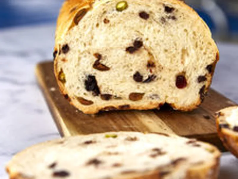 Artisan Cranberry Pistachio Chocolate Chip Bread