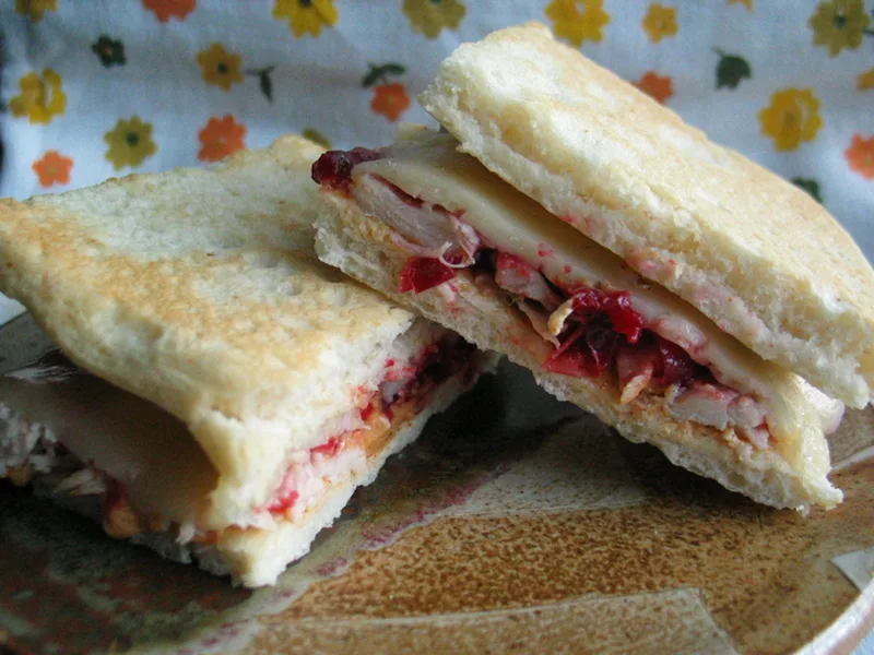 Spicy Turkey Havarti Melt with Cranberry Jalapeno Chutney