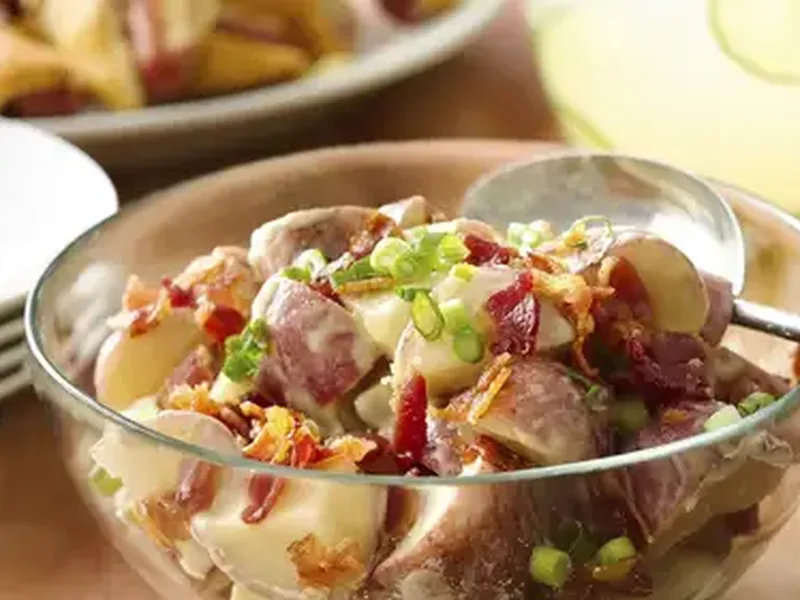 Warm Bacon Potato Salad with Dijon Vinaigrette