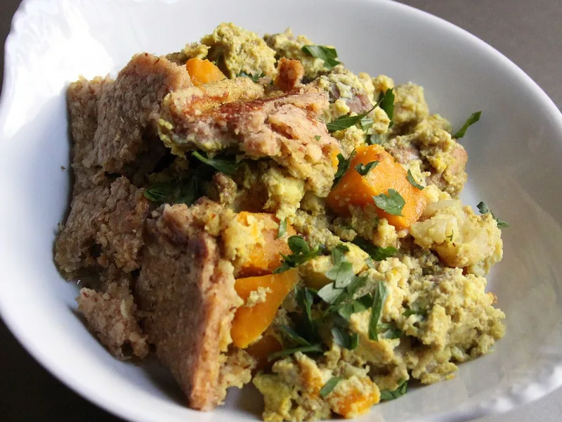 Moroccan B'steeya Chicken Pot Pie with Almonds and Ras el Hanout