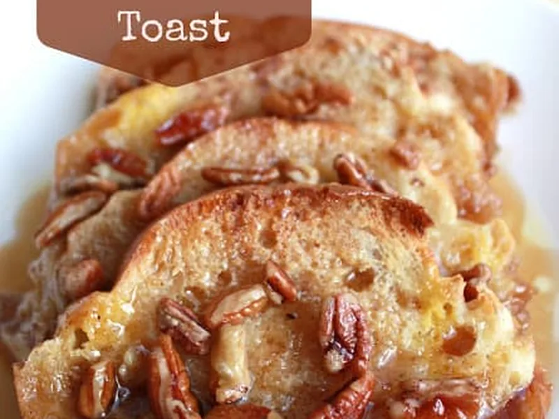 Overnight Pecan Praline Baked French Toast