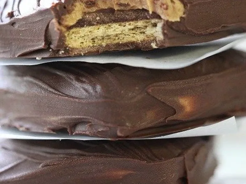 Chocolate Peanut Butter Graham Cracker Sandwiches