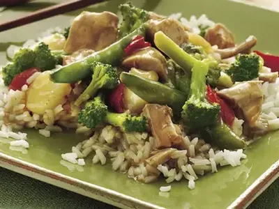 Slow-Cooker Asian Turkey and Vegetables with Teriyaki