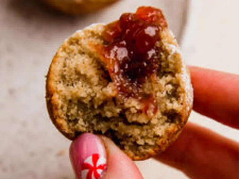 Gluten-Free Jelly Donut Holes with Coconut Flour
