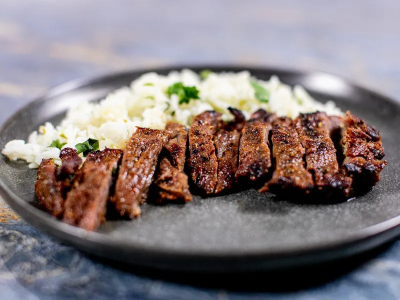 Quick Grilled Carne Asada with Mesquite Smoke and Spices