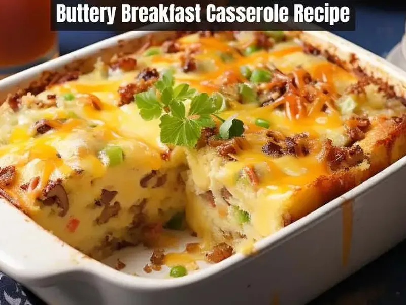 Buttery Breakfast Casserole with Sausage