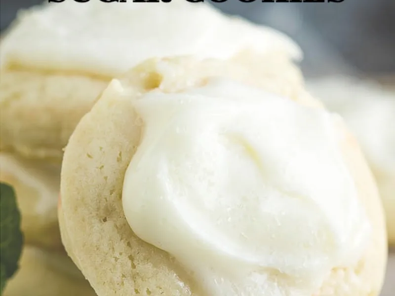 Soft Amish Sugar Cookies with Cream Cheese Frosting
