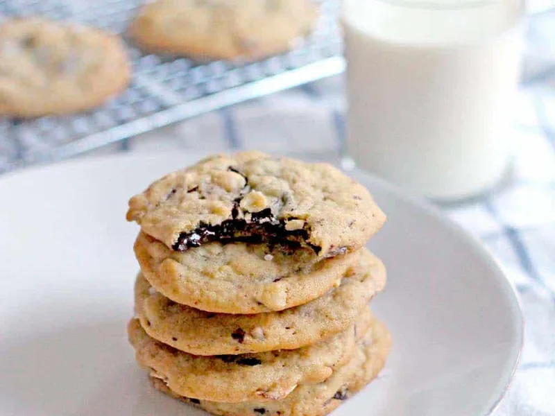 Salted Almond Chocolate Chunk Cookies