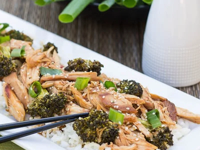 Crockpot Honey Soy Chicken with Broccoli - 4 Hour Recipe