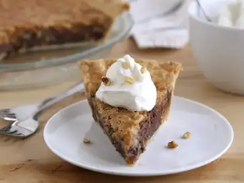 Classic Chocolate-Walnut Pie with Buttery Crust