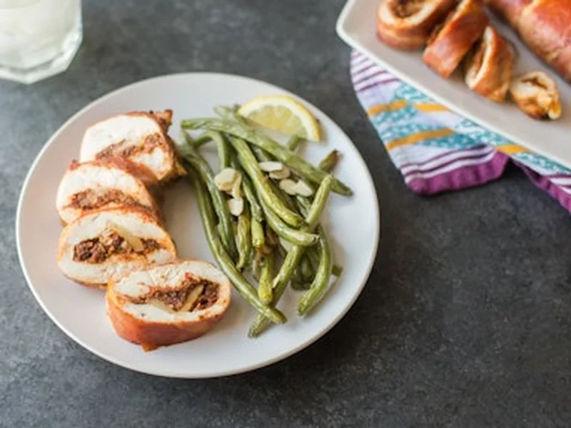Stuffed Chicken Breast with Sun-Dried Tomato Pesto