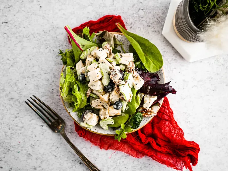 Low Carb Sonoma Chicken Salad with Grapes and Pecans